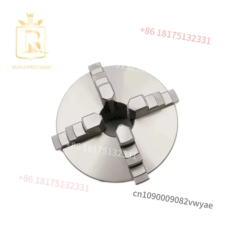 K11& K12 Self-Centering Manual Lathe Chuck 3 Jaw & 4 Jaw for  CNC Metal Lathe Processing