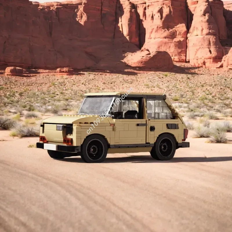 

705PCS DIY Educational Moc Building Toy City Champions SuperCar Polski Fiat 126p Creative Blocks Children Christmas Gifts