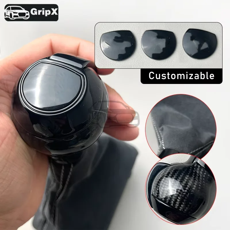 

M Для Golf 7GTI Ручка автоматического переключения передач из настоящего углеродного волокна Ручка рычага переключения передач Golf 7, 7,5 GTI, Mk7 Автоматический рычаг переключения передач