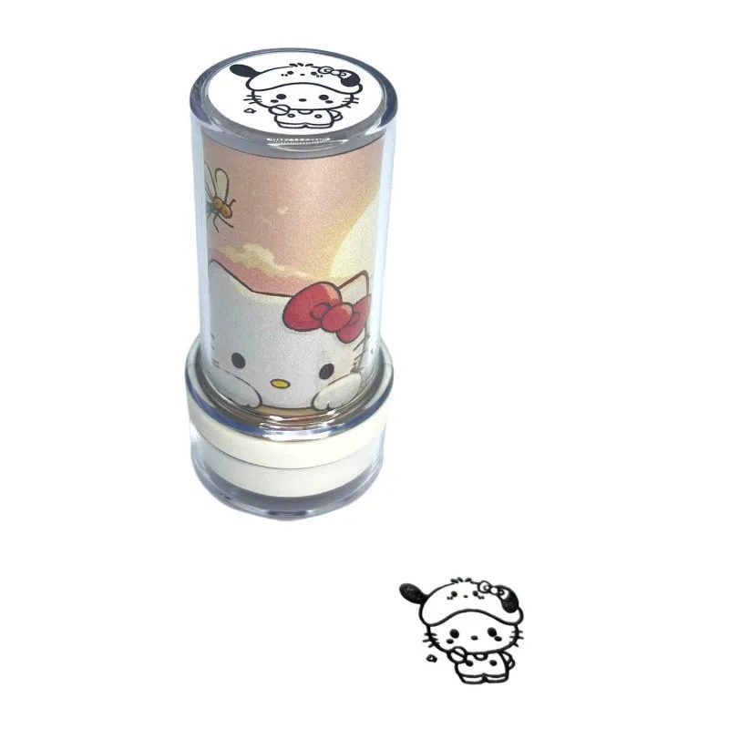 Hellokitty ختم الكرتون عالية القيمة اليد الباب DIY الزخرفية ختم صورة الحرفية لوازم شعار مخصص زيت الطباعة