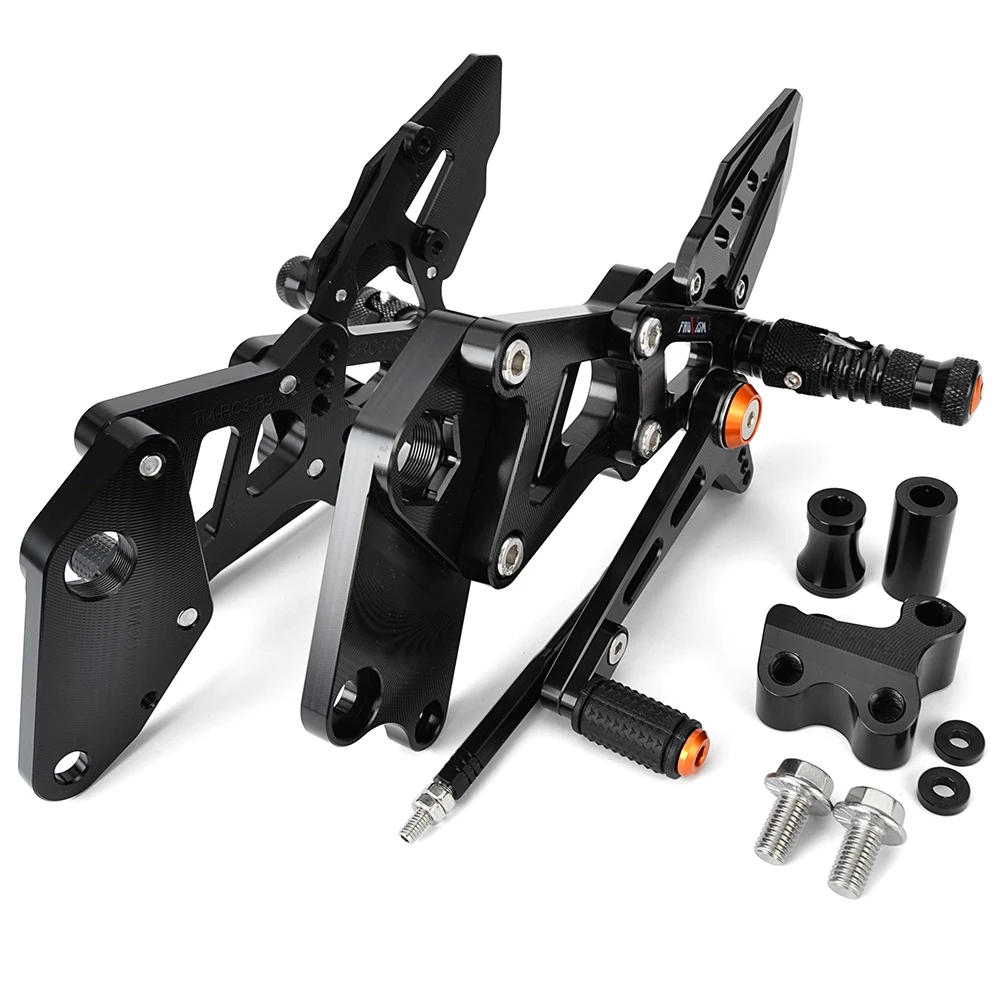 Motorfiets Verstelbare Voetsteun Achter Set Voor KTM RC390 RC200 RC125 RC 390 200 2014-2020 2021 2022 2023