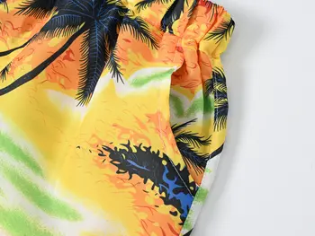 夏季新款中達兒童休閒短褲男女童時尚印花椰子多色薄沙灘褲 10 最佳銷售 椰子女孩 - №7