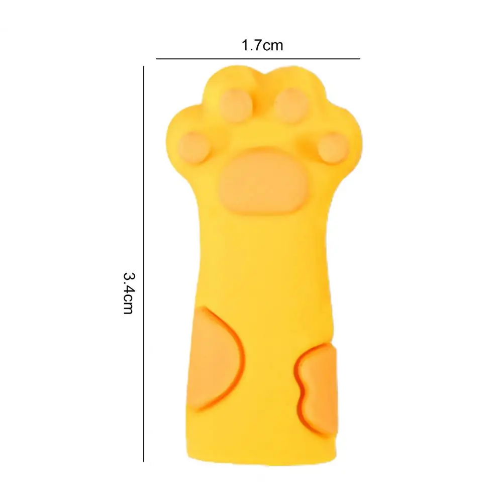 Cat Paw Protector Adorable Anti-drop Easy to Use Lovely Functional Avoid Hurting Hands Silicone Dead Skin Scissors Case