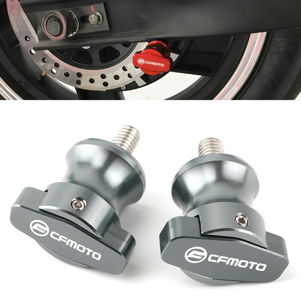 

M10 Motorcycle CNC Aluminum Swingarm Slider Spools stand screws For CFMOTO 150NK 250NK 400NK 650NK 400GT 650TR-G 650MT All Years