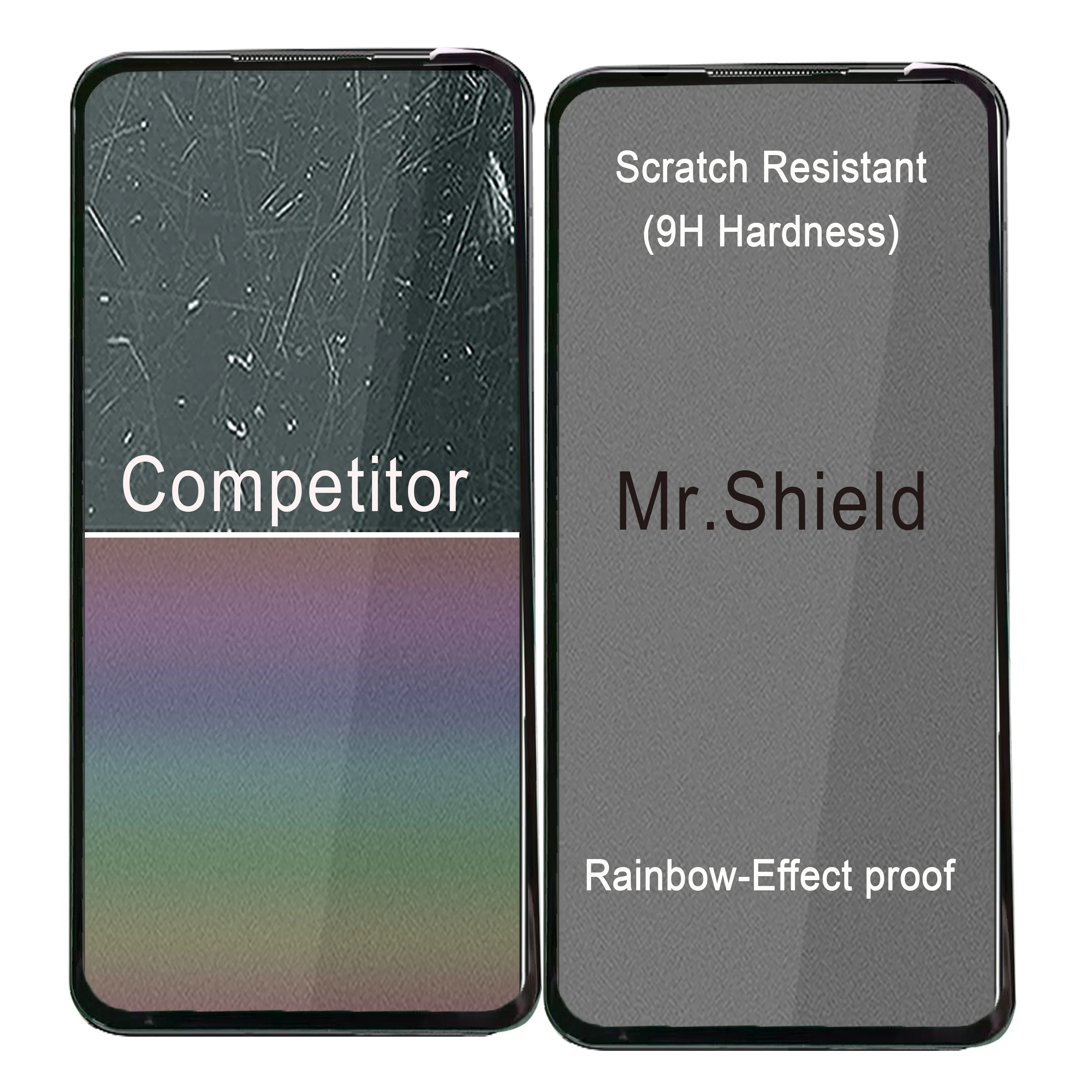 Mr.Shield [3-Pack] Screen Protector For ASUS Zenfone 10 [Full Cover] [Tempered Glass] [Japan Glass with 9H Hardness]
