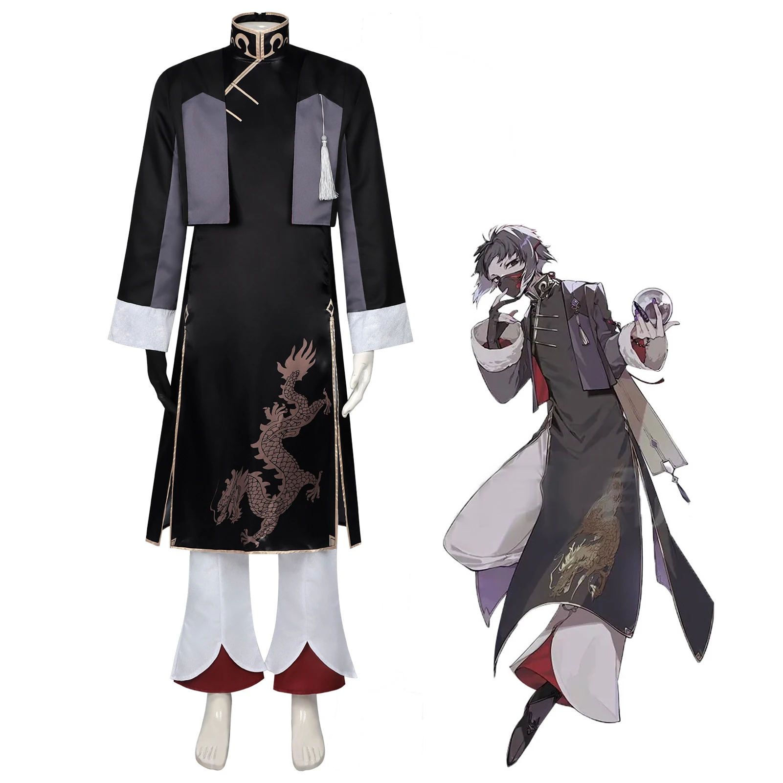 

Ryunosuke Akutagawa Cosplay Costumes Anime Bungo Stray Dogs Role Play Uniform Halloween Carnival Party Outfit For Men