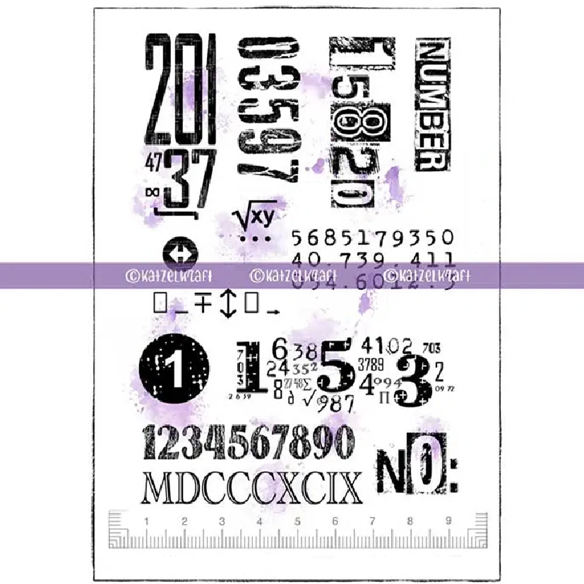 2022 New Numbers Clear Seal Stamp DIY Scrapbooking Embossing Photo Album Decorative Paper Card Craft Art Handmade Gift