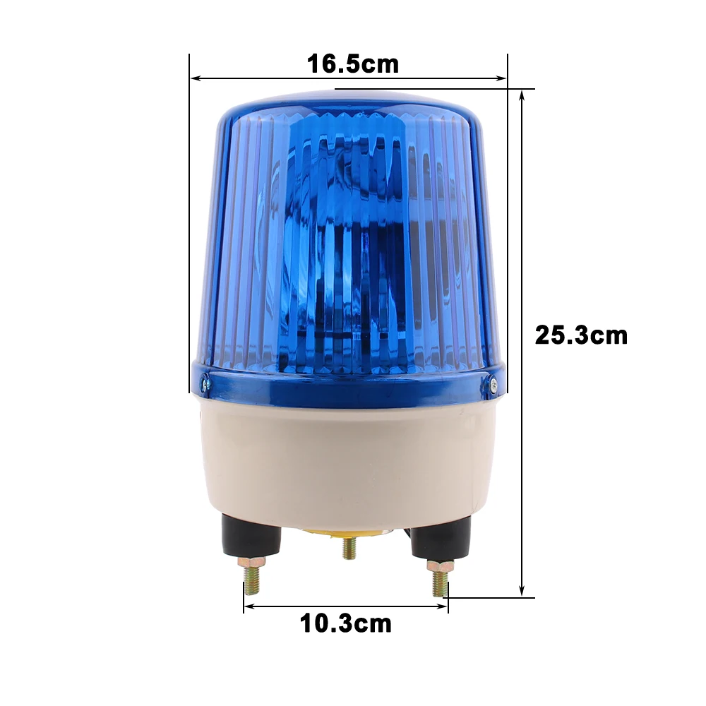 AC110V 220โวลต์ DC12V/24โวลต์เตือนปลุกก่อสร้างโคมไฟหลอดไฟหมุนสัญญาณไฟจราจรไซเรน LTE-1161ที่มี/ไม่มี Buzzer เสียง