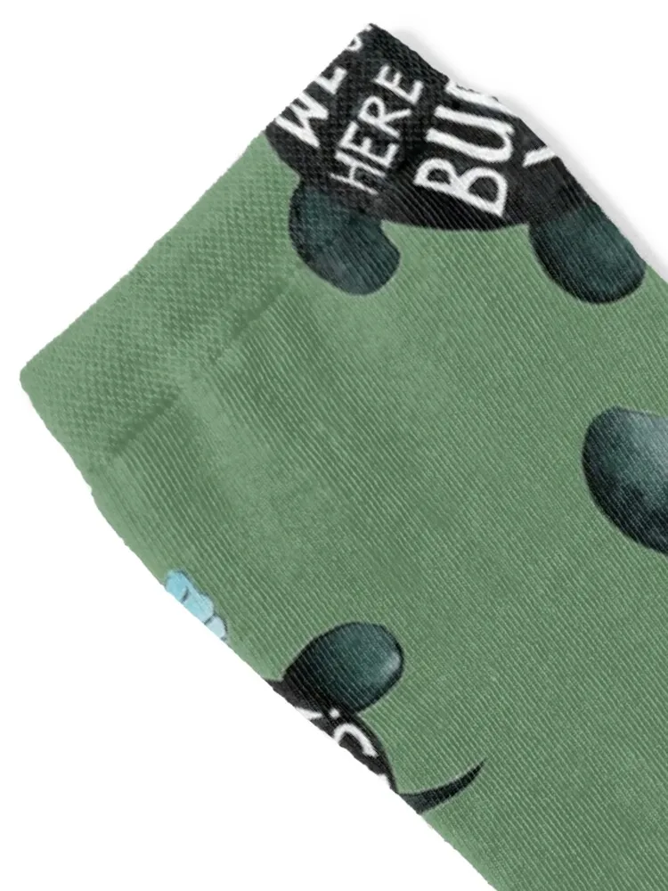 Black Turtle Burgles in Green Socks aesthetic crazy Run Designer Man Socks Women's