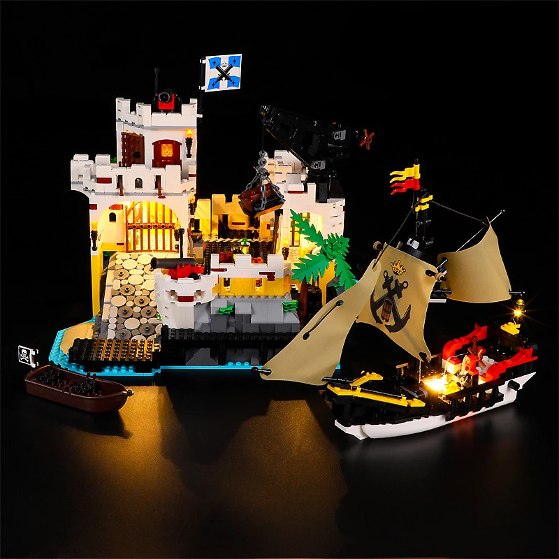 Diy LED Light Kit For LEGO 10320 Fortress（Only LED Light,Without Blocks Model ）