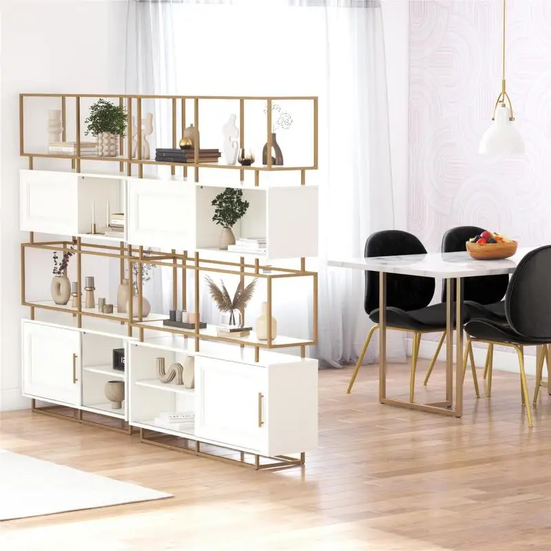 

Modern Bookcase Room Divider - Stylish Storage Solution for Any Space, Versatile and Functional Design