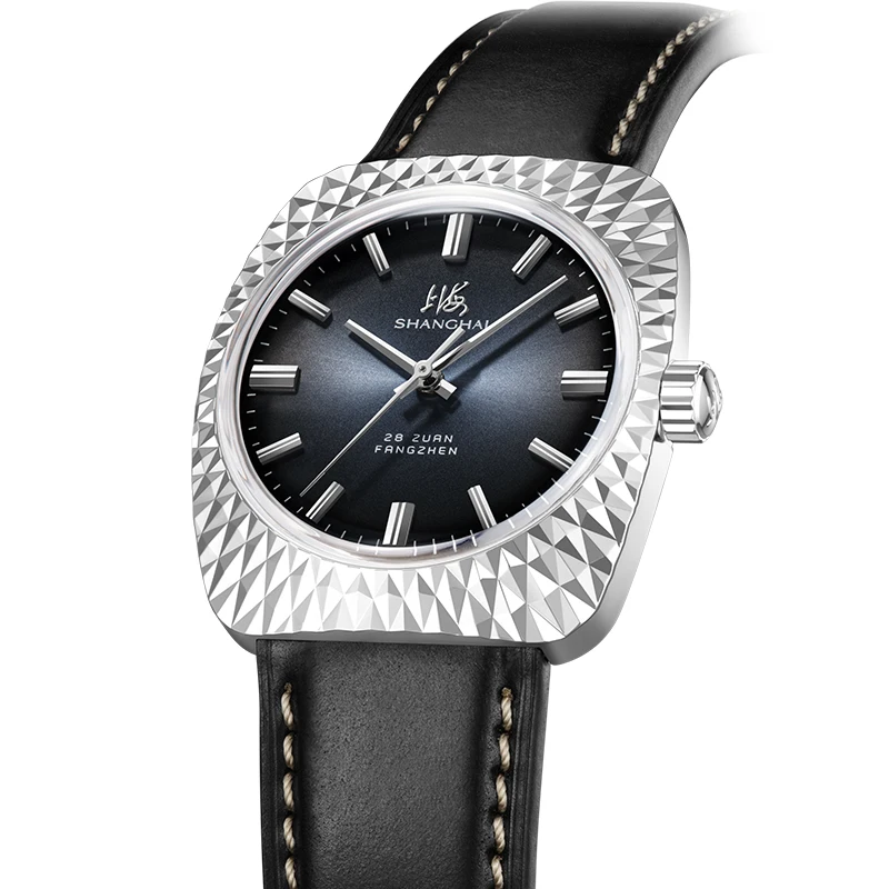 Shanghai Watch Men's Automatic Mechanical Watch Artist Design Luxury Retro Sapphire Stainless Steel Automatic Watch 7110 Reissue