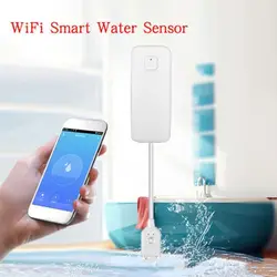 For Smart Life For Tuya Water Level Wifi Water Leakage Alarm Sensor