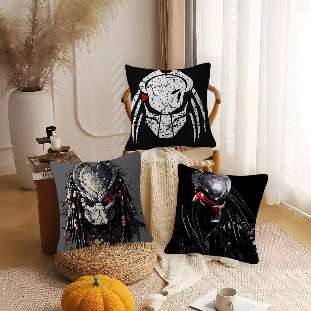 Movie Predator Cute Cartoon L Game Cushion Cover Pillowcase Upholstery Sofa Throw Pillow Home Decor Pillowcas