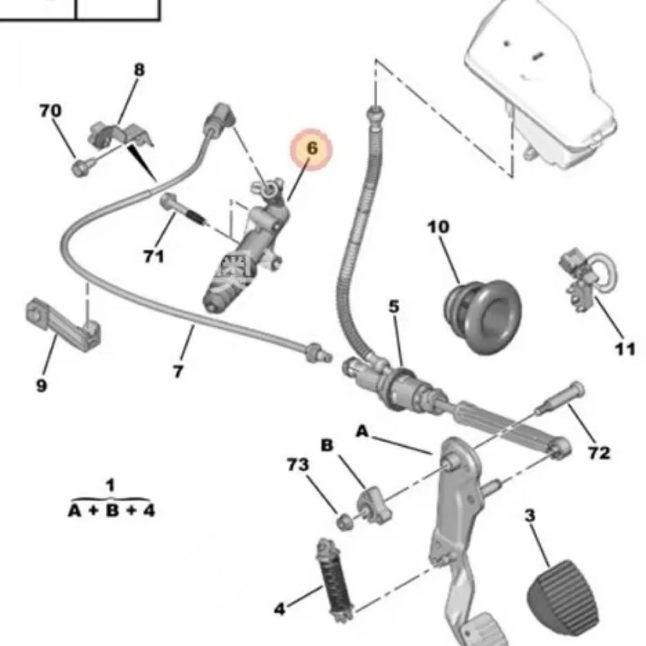 

Дополнительный насос сцепления 218216/512005010 Применимый знак 307 308 408 508 2008 3008
