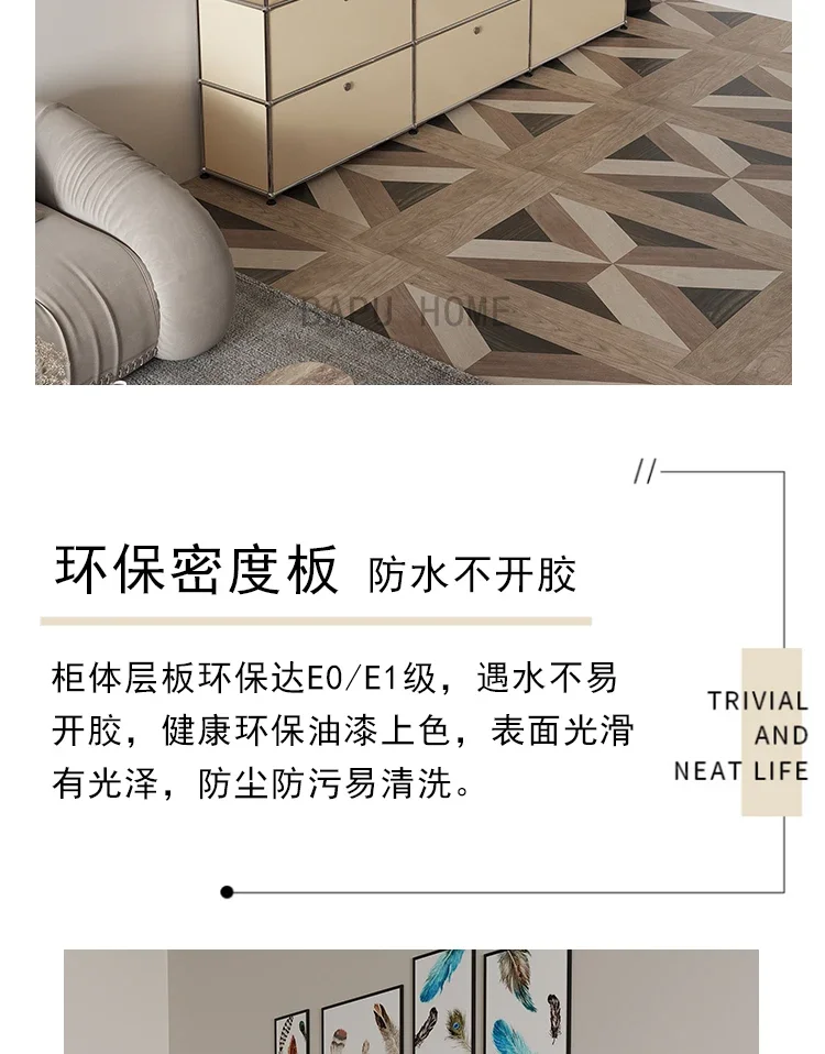 Module Combination Sideboards Cabinet Drawer Living Room Cabinets Side Chest of Drawers Hallway Storage TV Stand Bedroom Cabinet