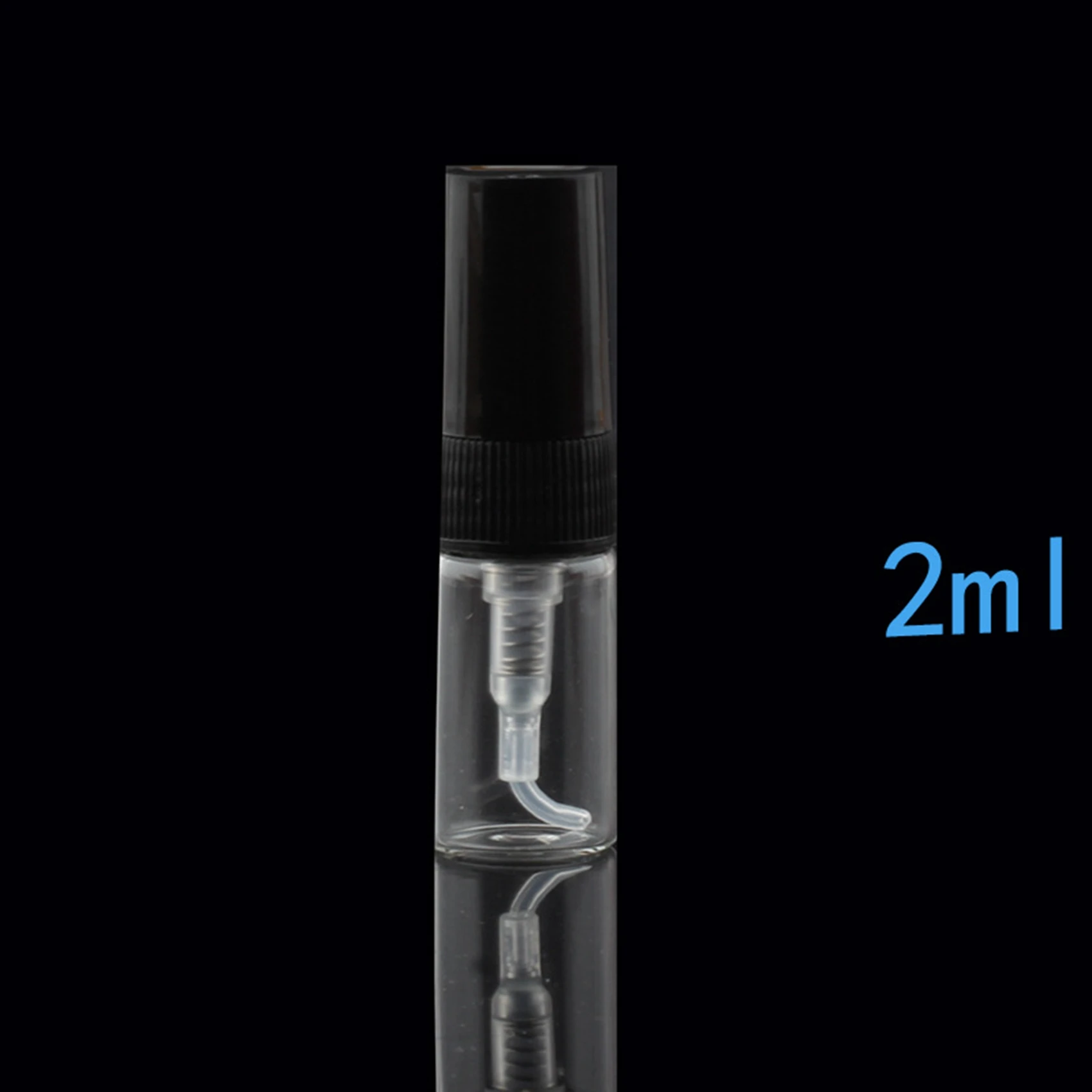 A52Q-20 Stück Mini Tragbare Glas-Parfümflaschen Reisegröße Leere Parfüm-Glassprühflaschen (2ml) – Detail 4