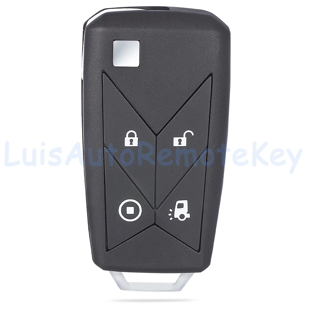4 Buttons Case Flip Remote Car Key Fob Shell Cover Replacement for Renault Pickup Truck Lorry Gamma Series T C K view 5