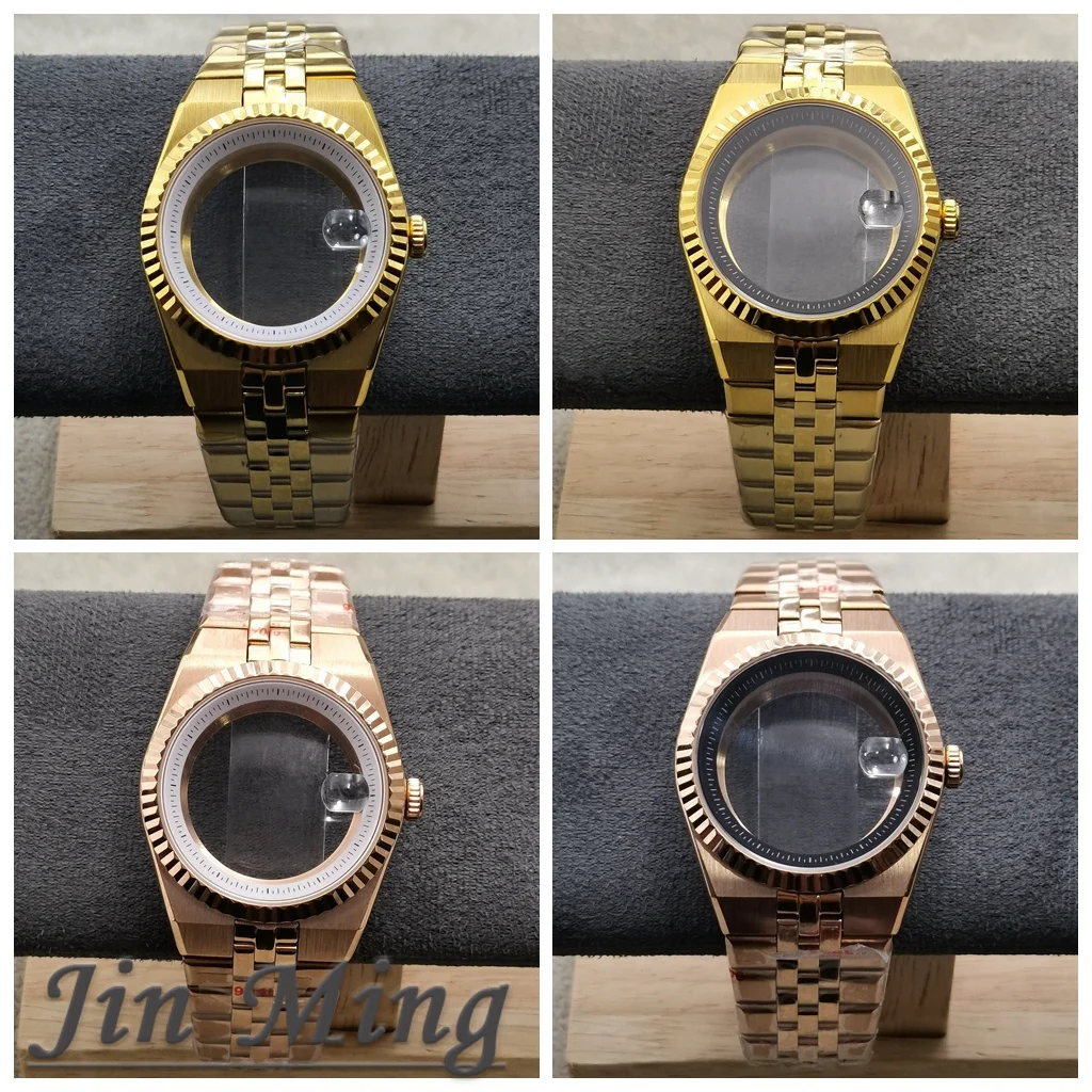 

High Quality 40mm Watch Case 904L Stainless Steel Sapphire Crystal Compatible with NH34 NH35 NH36 Movements 28.5mm Dial