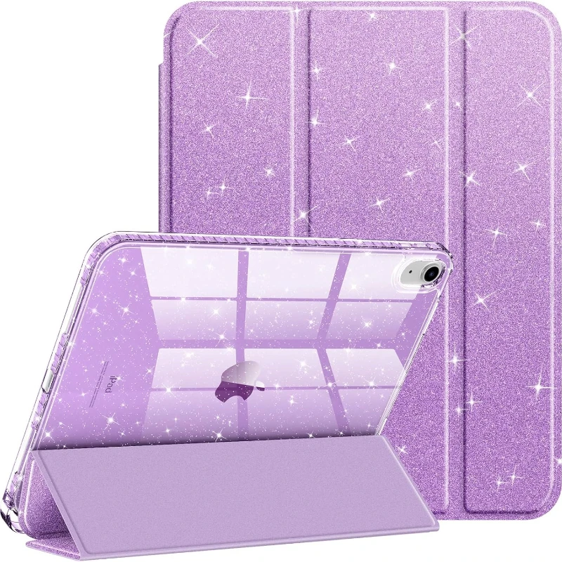 

Glittering Sparkly Case for iPad Air 11-inch M4/M3/M2(2026/2025/2024)funda iPad Air 5th/4th 10.9-inch(2022/2020)Smart Cover Case