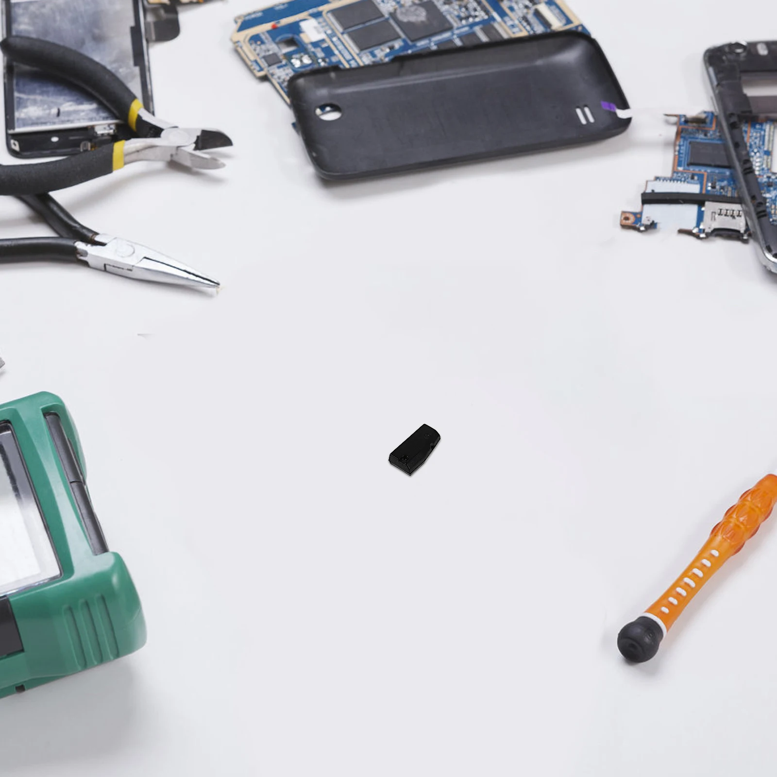 

Automotive Blank Transponder Chip Ceramic Key Programmer Sturdy Smooth Integration Easy Diy Programming Replacement For