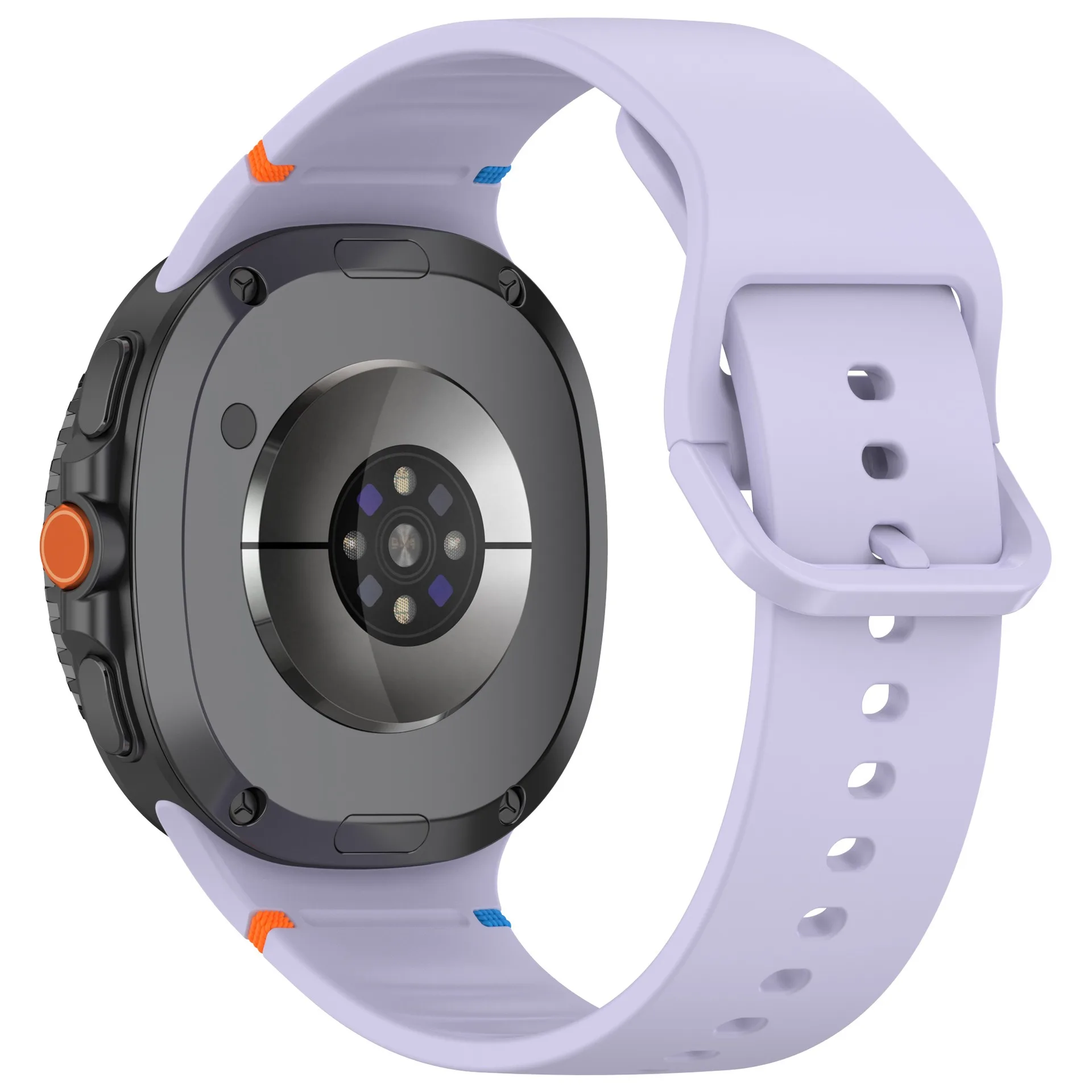 Samsung Galaxy Watch 8 40mm/44mm、Galaxy Watch 8 Classic 46mm対応 スポーツシリコンストラップ 公式ステッチブレスレット リストバンド