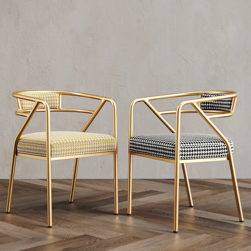 Sedie da pranzo ergonomiche per feste Accento Comode sedie da pranzo minimaliste Designer Nordic Lounge Sillas Para Comedor Furniture