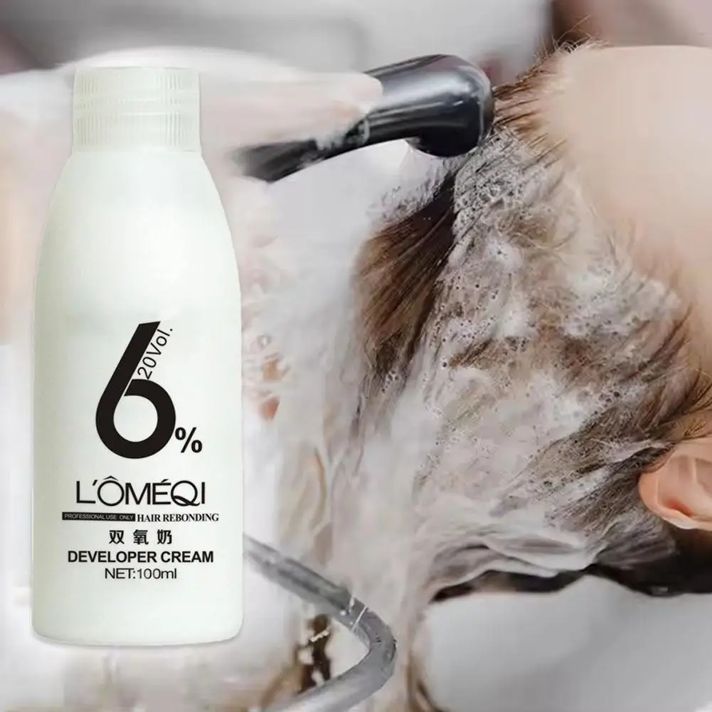 Hydrogen Peroxide Hair Dye 6 Degrees (20%), 9 Degrees (30%), 12 Degrees (40%) Gentle Decolorizing Hair Cream Dye Tool  100ml