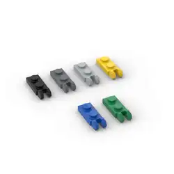 MOC 10PCS 44302 Hinge Plate 1x2 Bricks Building Blocks 30365 With 2 Fingers Educational Particle Toys Children Birthday Kid Gift