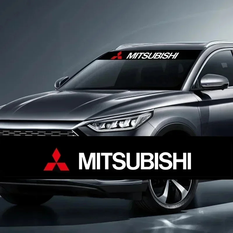 

Новая декоративная наклейка на переднее окно автомобиля для Mitsubishi Outlander Lancer 10 9, ASX RALLIART Eclipse L200 Pajero, аксессуары