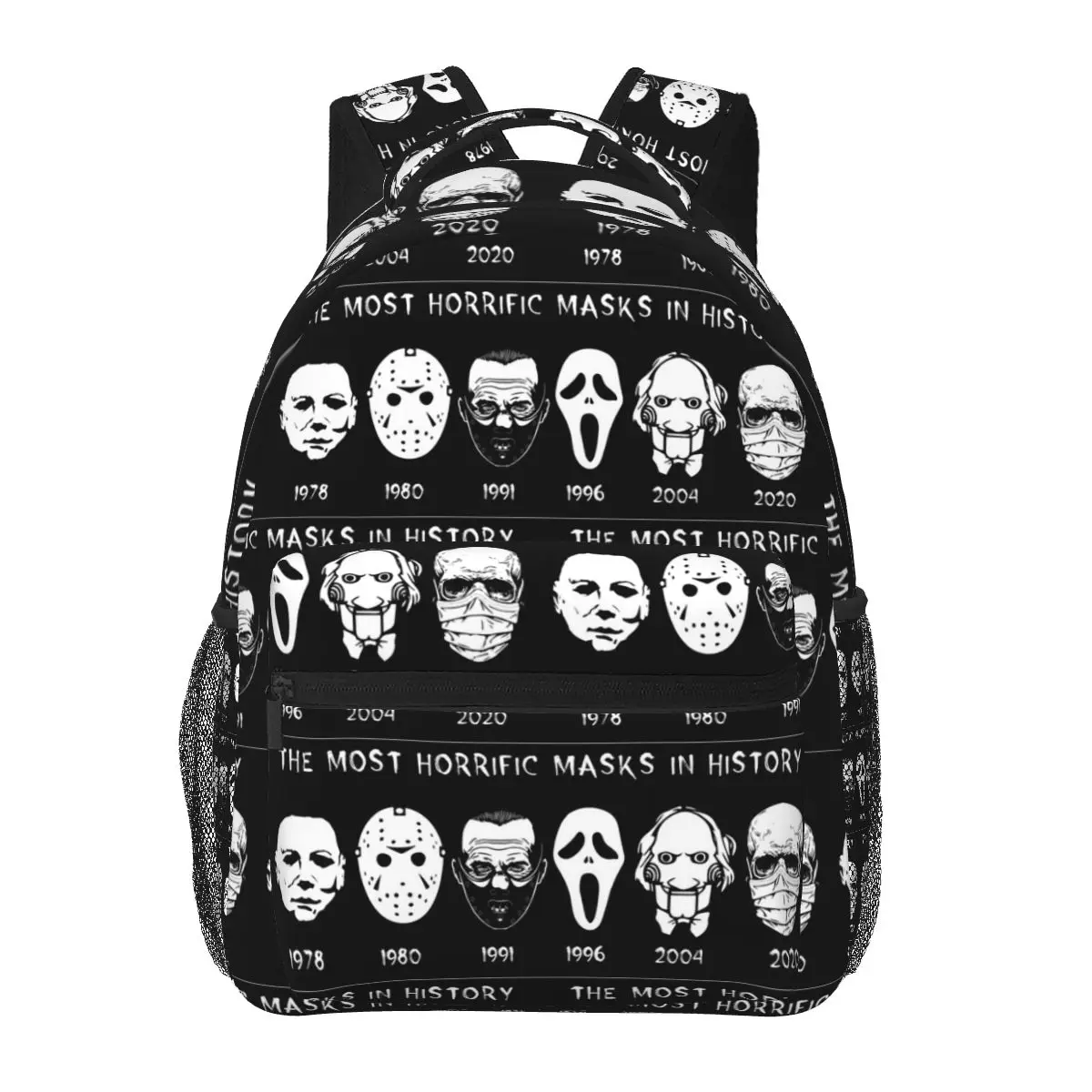 Horror Masks Backpacks Boys Girls Bookbag Children School Bags Cartoon Kids Rucksack Shoulder Bag Large Capacity