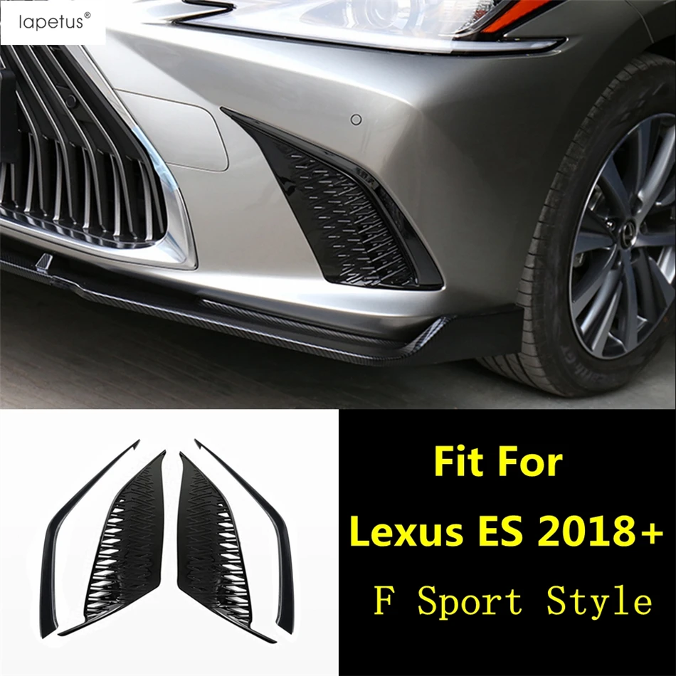 

Front Foglight Fog Light Lamp Eyebrow Wind Knife Strip Cover Trim Exterior Accessories For Lexus ES 2018 - 2023 F Sport Style