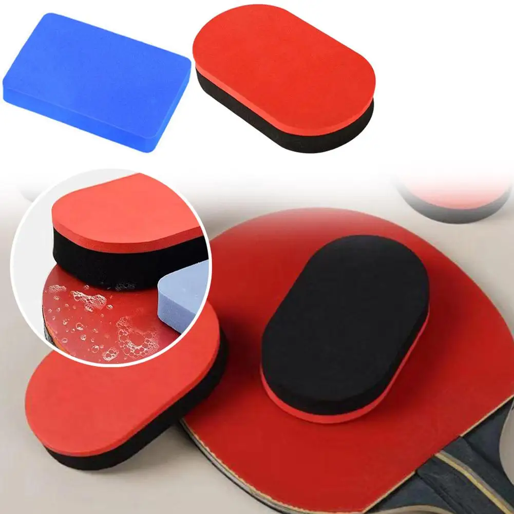 Table Tennis Cleaning Brush Rubber Sponge Eraser Use Accessories Table Tennis Care Cleaner Racket Tennis Racket F8Z4