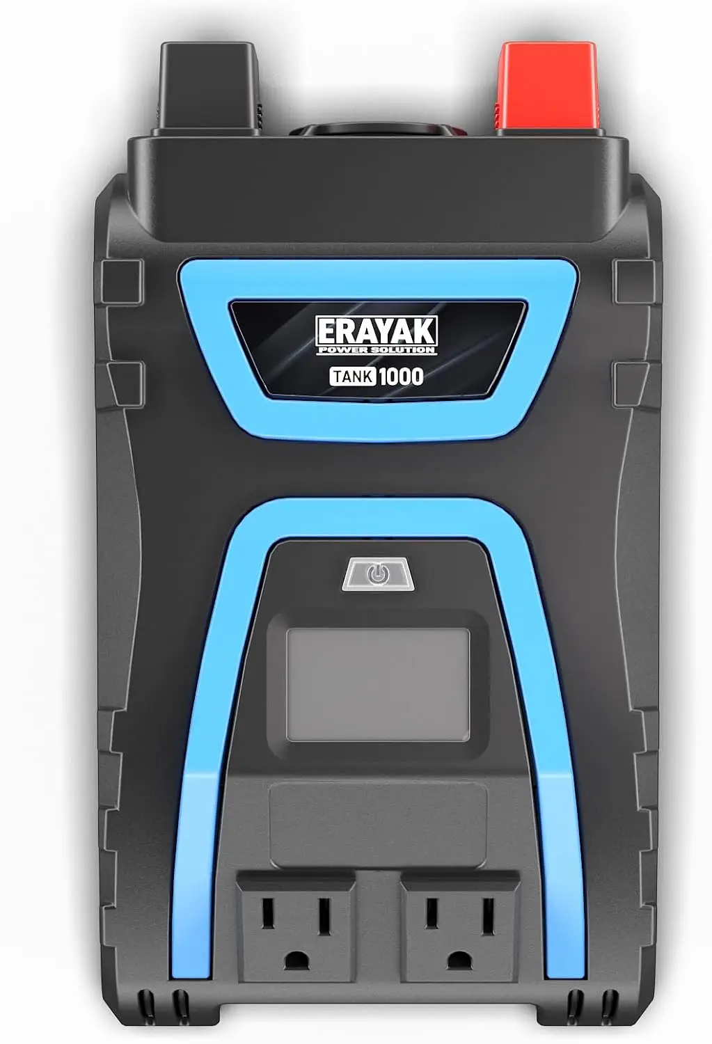 

Инвертор мощностью 1000 Вт, 12 В постоянного тока в 110/120 В переменного тока, ЖК-дисплей, модифицированная синусоида, двойные розетки переменного тока 120 В, порты USB-A и Type-C