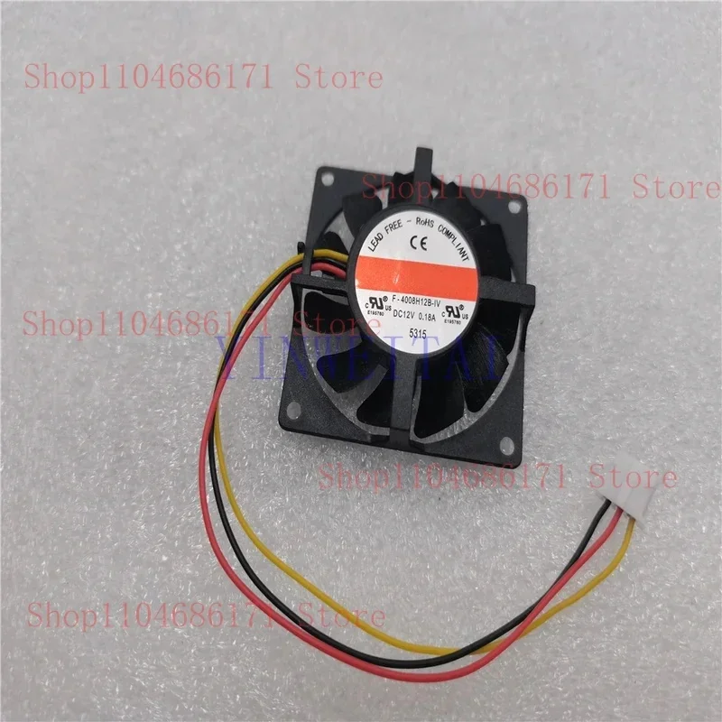 L WAL FAN FOR Cofan F-4008H12B - 40x40x8mm DC12V 0.18A 3-Pin DC Brushless Axial Ultra Thin Micro Cooling Fan