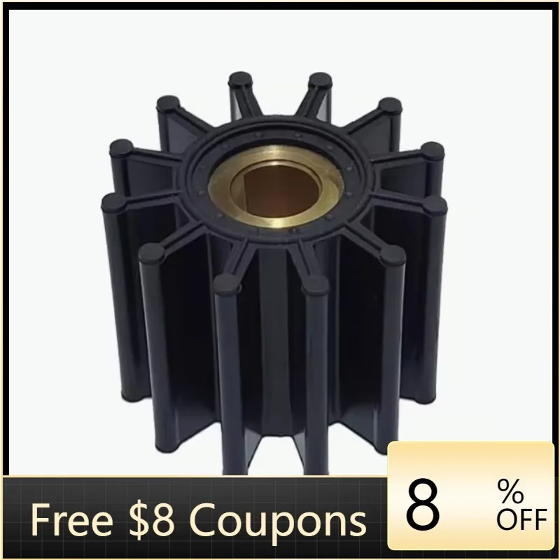 

STLF Flexible Rubber Impeller Replace WakeMAKERS Ilmor 50H-0170 IL50H-0170 Sherwood X15000 Boat Impeller