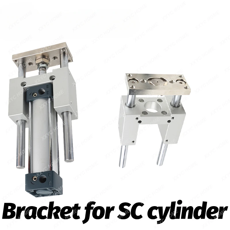 SC cylinder fixed guide bracket Three axis and three rod pressure cylinder with guide rod SC40-50 SC40-100 SC40-150 SC40-200