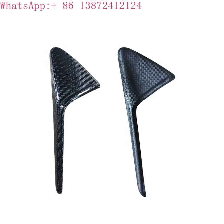 

Model Y Dry Carbon Fiber Side Air Camera Vent Fender Cover Exterior Trim for Tesla Model Y 2020-2021