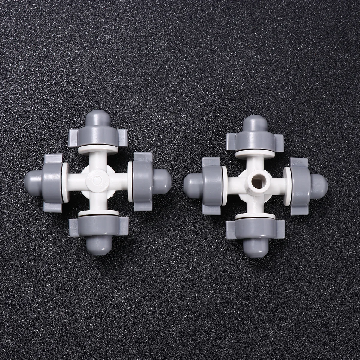 

10 шт. съемных насадок-распылителей крестообразной формы для микроспрейера для орошения сада, рефракционная насадка для туманообразования на газон, капельное орошение