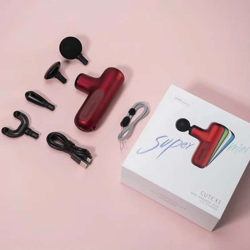 2025 Percussion Vibrating Body Facial Muscle Massage Gun Professional Deep Tissue with Heat and Cold