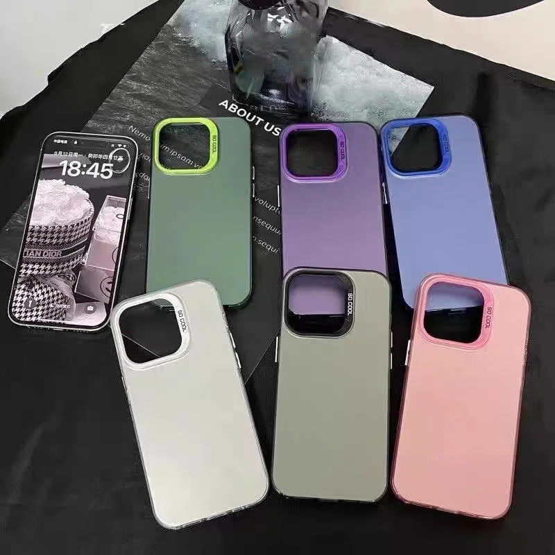 Funda láser con revestimiento de V-VRUNK para iPhone 11 16E SE4 12 16 15 14 13 Pro Max XS X XR 8 7 Plus SE 2020, funda trasera a prueba de golpes