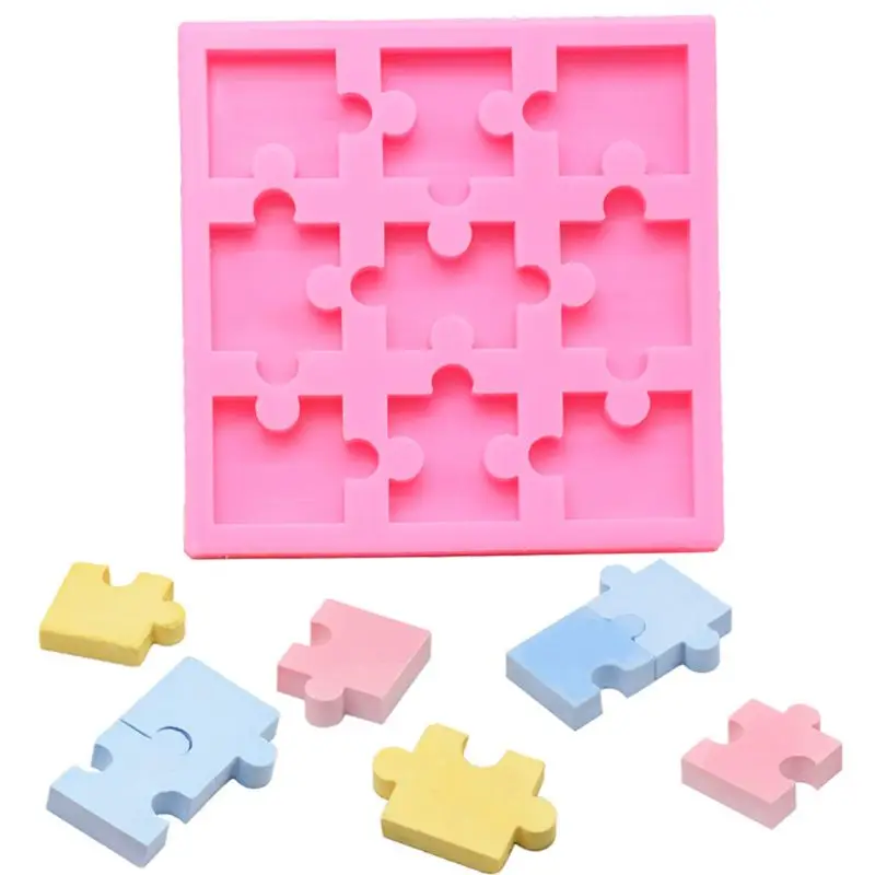 

Y1UB Epoxy Molds Puzzle Resin Silicone Molds Unique Puzzle Molds for Epoxy Resin