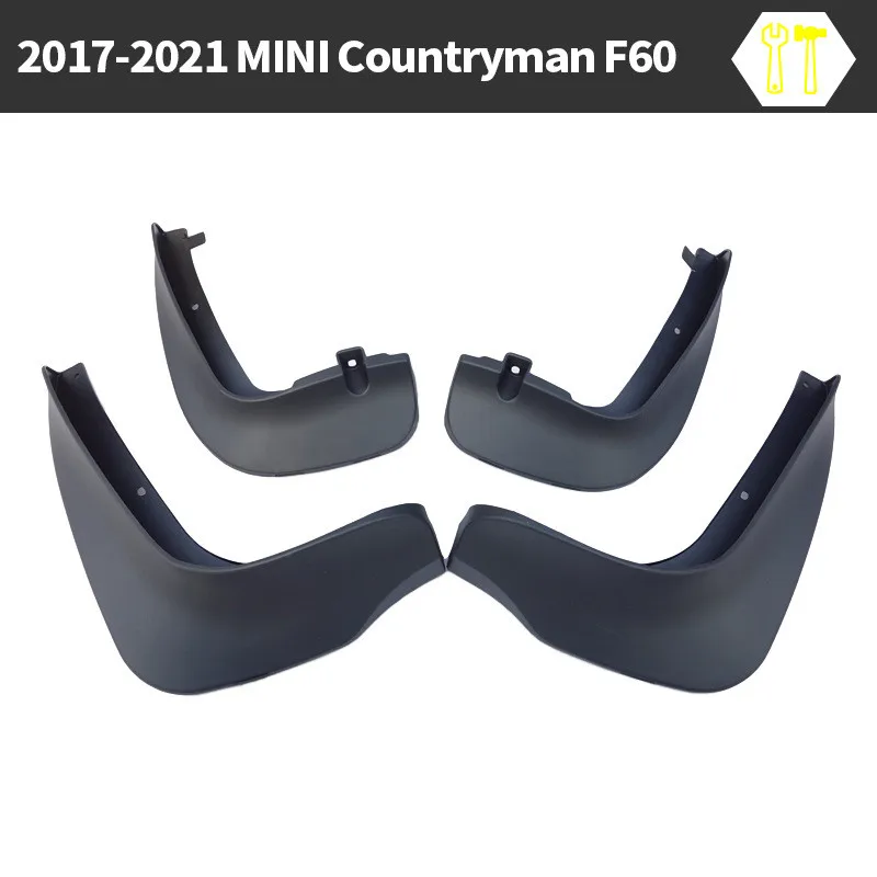 

4pcs Mud Flaps For Mini Countryman F60 2017 2018 2019 2020 2021 Mudguards Mud guards Splash Guards Tire Mud Fenders Accessories