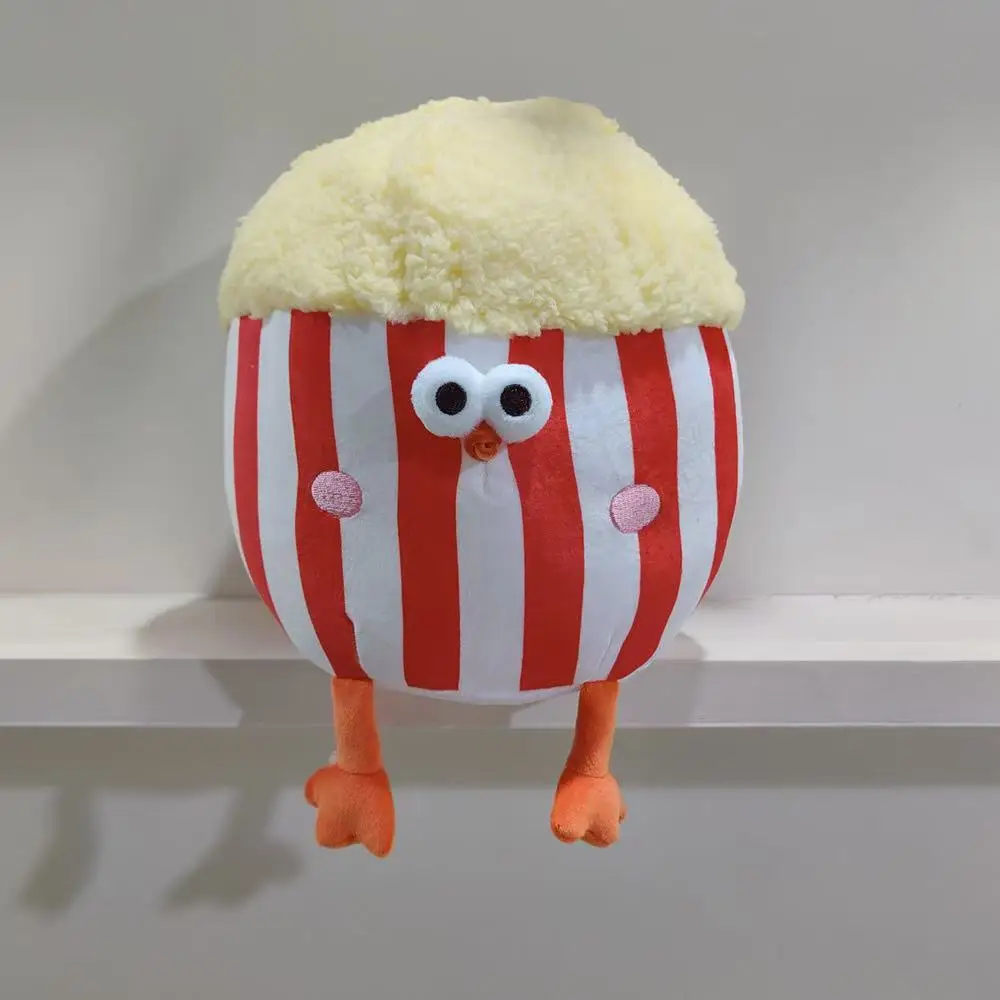 

JELLYCAT новая кукла-курица с попкорном, имитация мягкой плюшевой игрушки, милая подушка с героями мультфильмов аниме, детский подарок на день рождения, забавная кукла
