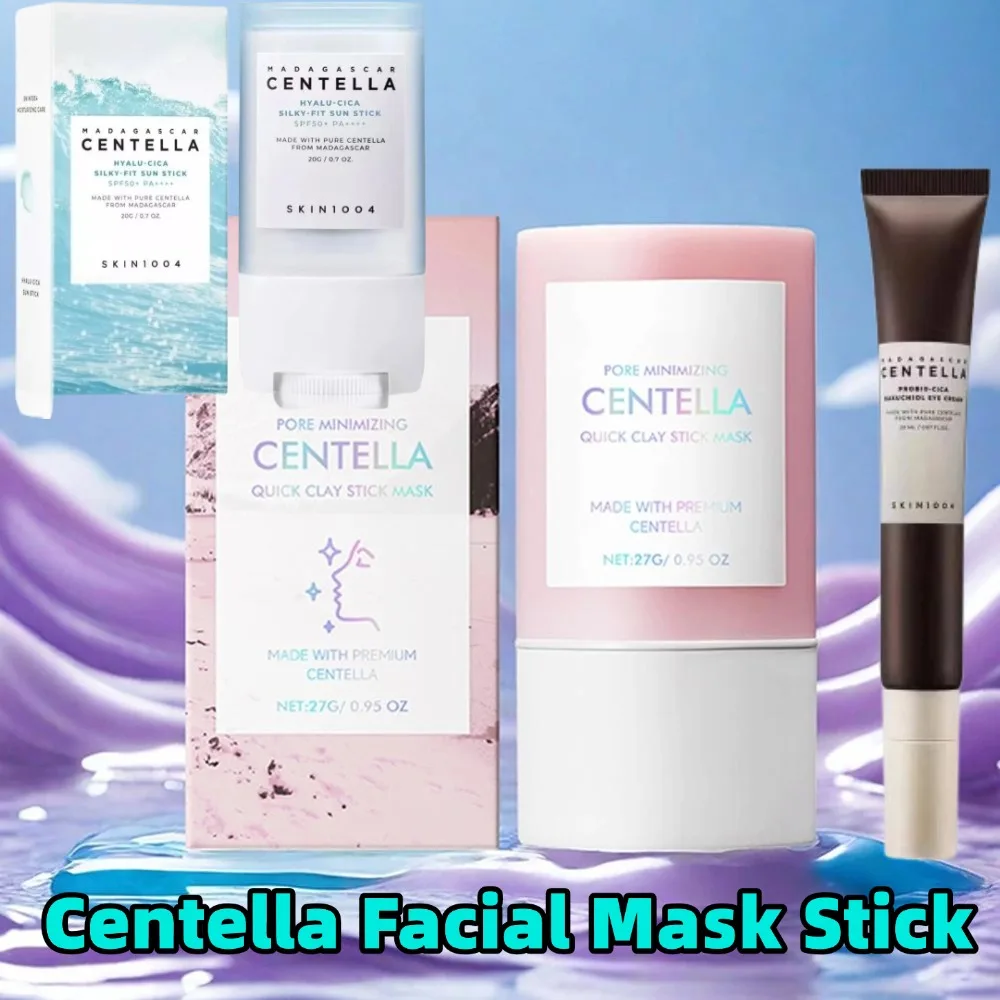 

Centella Clay Stick Mask Pore Minimizing Quick Moisturizing Soothing Facial Brightening Face Mask Skin Care 27g