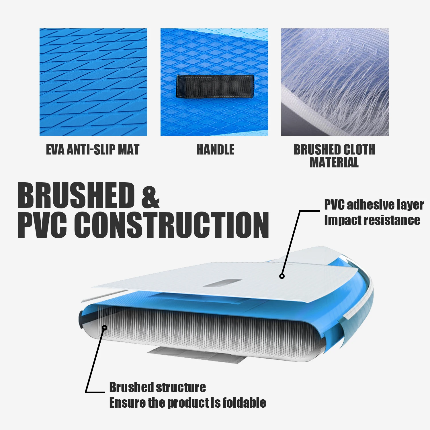 لوح مجداف قائم بطول 3.2 متر من KOETSU لوح مجداف سوب قابل للنفخ مثالي للرياضات الخارجية المائية وركوب الأمواج والمجداف والترفيه