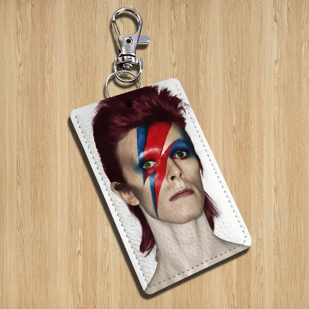 farewell Heroes David Bowie Cartoon Singer Anime Card Keychain Fashion Pendant Bag ID Door Card Case Bus Card Cute Adult - view 4