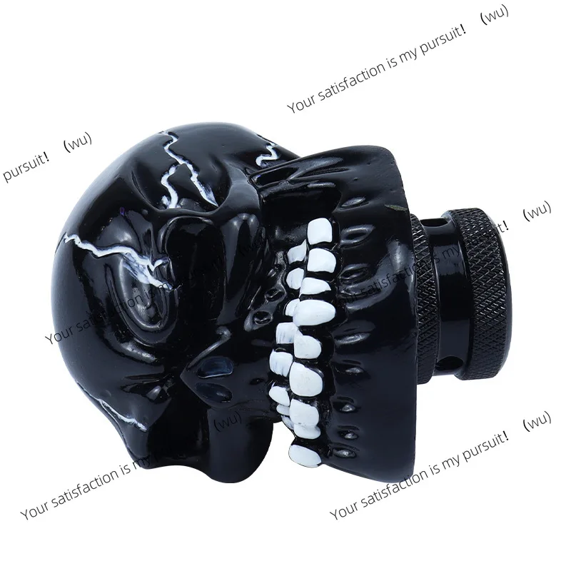 Car personalized big tooth ghost skull gear head, gear lever universal shift handle, gear handle head