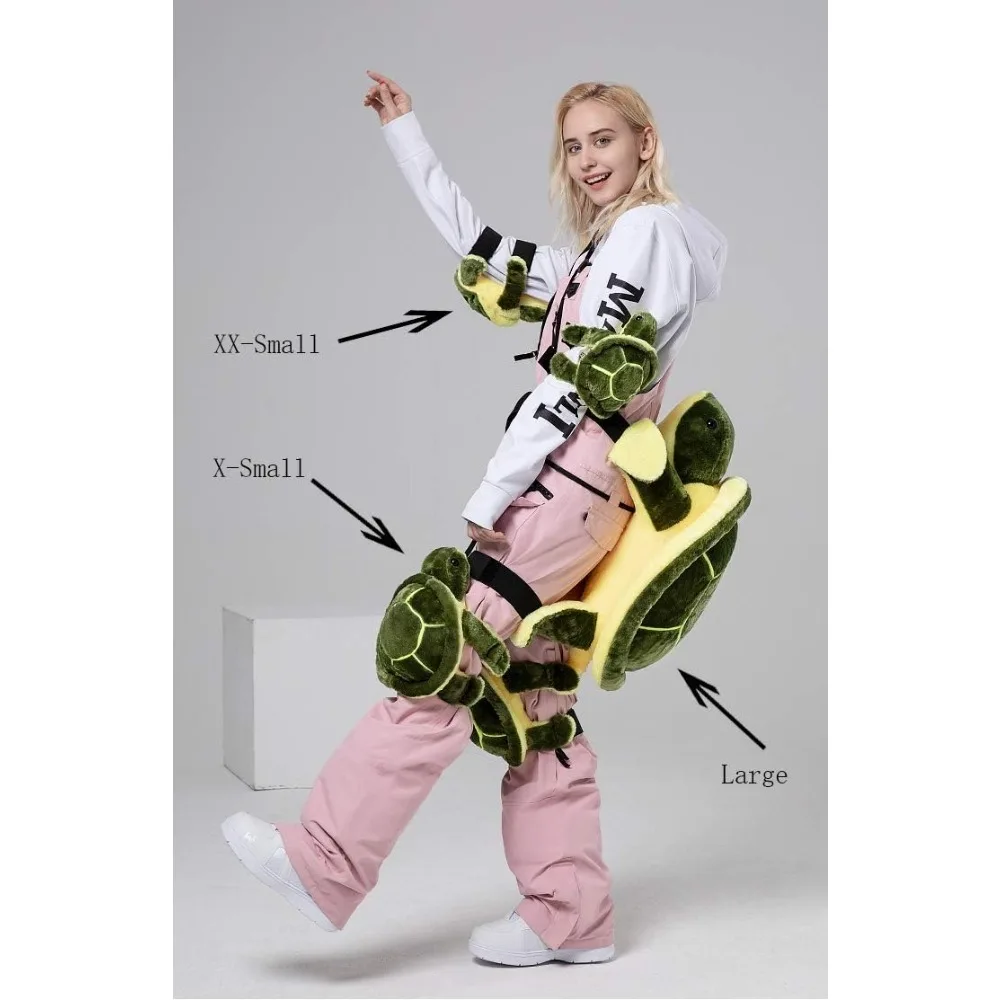 스키 스케이트 스노보드용 보호 장비 귀여운 거북이 쿠션