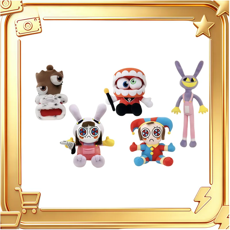 New Product The Amazing Digital Circus Cain Jax Gangle Ragatha Pomni Cute Stuffed Dolls Plush Gift Toys Collectible Fans